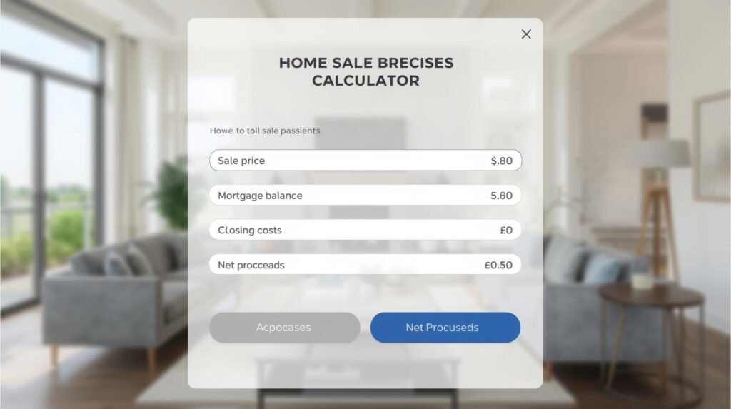 Home Sale Proceeds Calculator: Estimate Net Proceeds 1 Net Proceeds Calculator