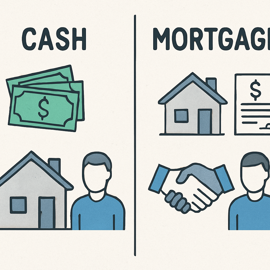 Why a Cash Offer on a House is Better: Key Benefits 2 Comparison between cash and mortgage home buying