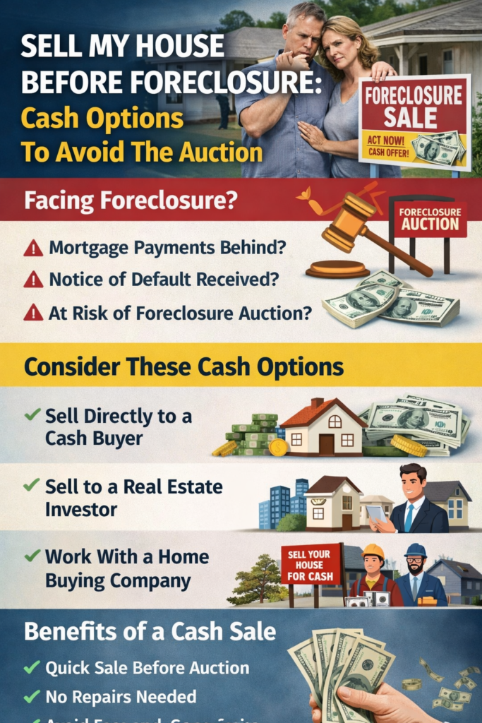 Sell My House Before Foreclosure