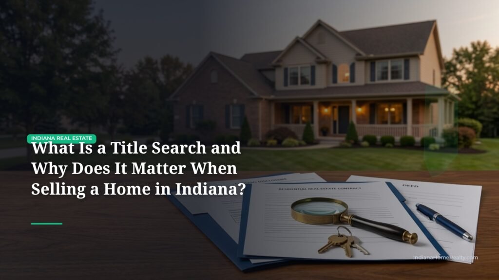 What Is a Title Search and Why Does It Matter When Selling a Home in Indiana?